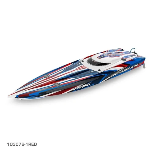 Traxxas Spartan SR 36" Brushless Boat Red - 39-103076-4RED