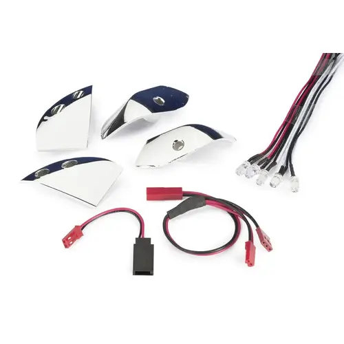 Absima Light Buckets Set For Body Chrome - AB2320005