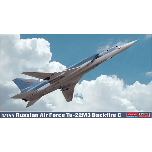 Academy 1/144 Russian Airforce Tu-22M3 Backfire C Plastic Model Kit - ACA-12636