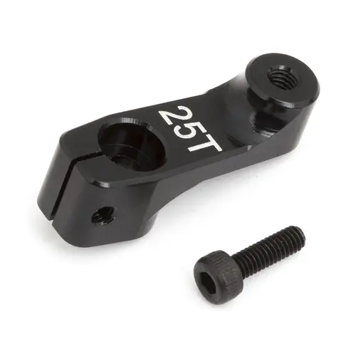 Team Associated 1370 FT Aluminum Clamping Servo Horn 25T, 15.5 mm