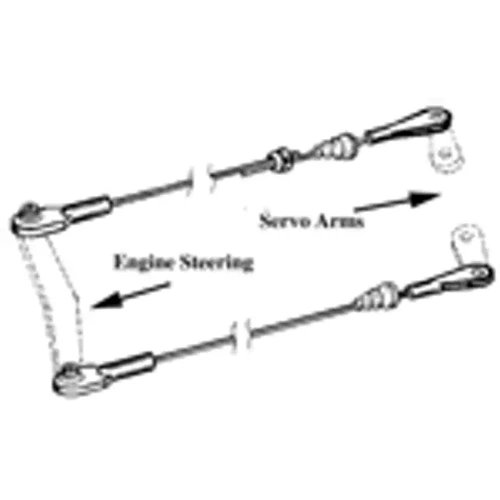 (DISCONTINUED) DUBRO 3104 7.5/11 OUTBOARD STEER CONT LINK (1 PC PER PACK)