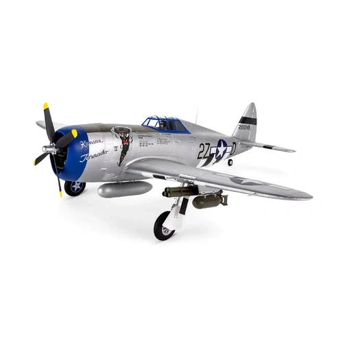 E-Flite P-47 Razorback 1.2m with Smart Technology, BNF Basic, EFL08450