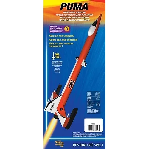 Estes 7256 Puma Rocket Skill Level 3 (13mm Mini Engine)