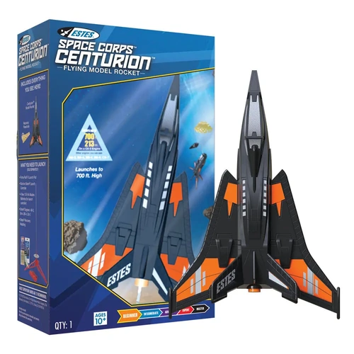 Estes 7291 Space Corps Centurion (2) (Rocket Only) Beginner Model Rocket Kit (18mm Standard Engine)