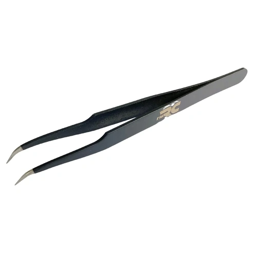 I'M RC ANGLED TWEEZERS - BLACK