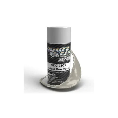 Bright Gun Metal Aerosol Paint, 3.5oz Can