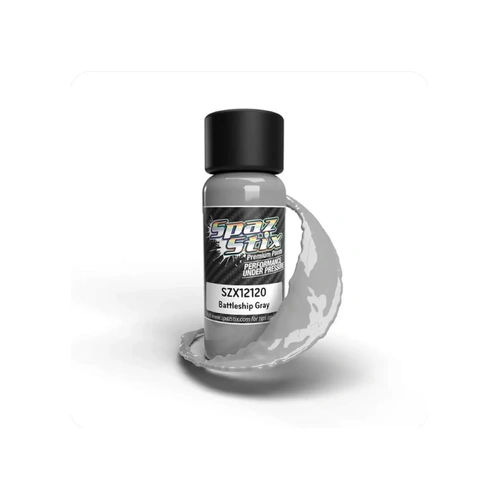Battleship Gray Airbrush Ready Paint 2oz Bottle - SZX12120