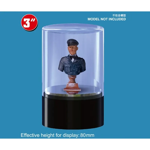 Trumpeter 09832 Turntable Display 84 x 47mm with 83mm dome (Flat top)