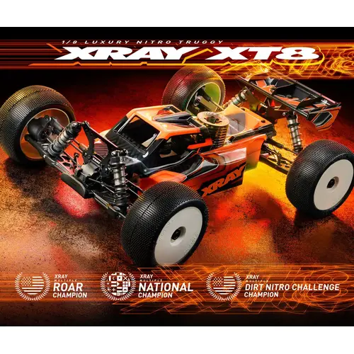 XRAY XT8'24 1/8 Luxury Nitro Racing Truggy - XY350206